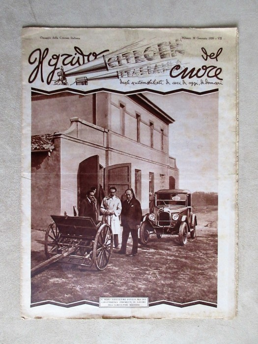 Il Grido del Cuore Citroen Italiana 30 gennaio 1929.